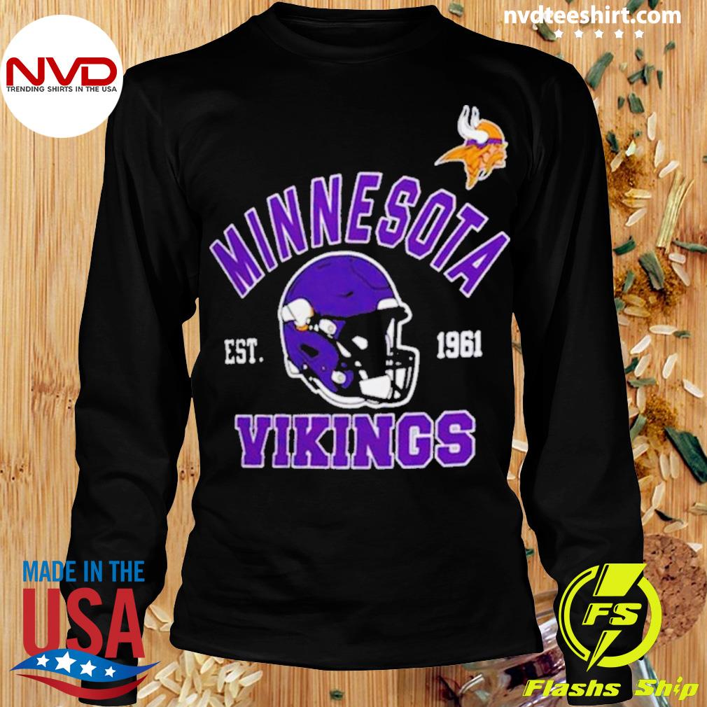 Minnesota Vikings Tackle Adaptive T-Shirt - Gray