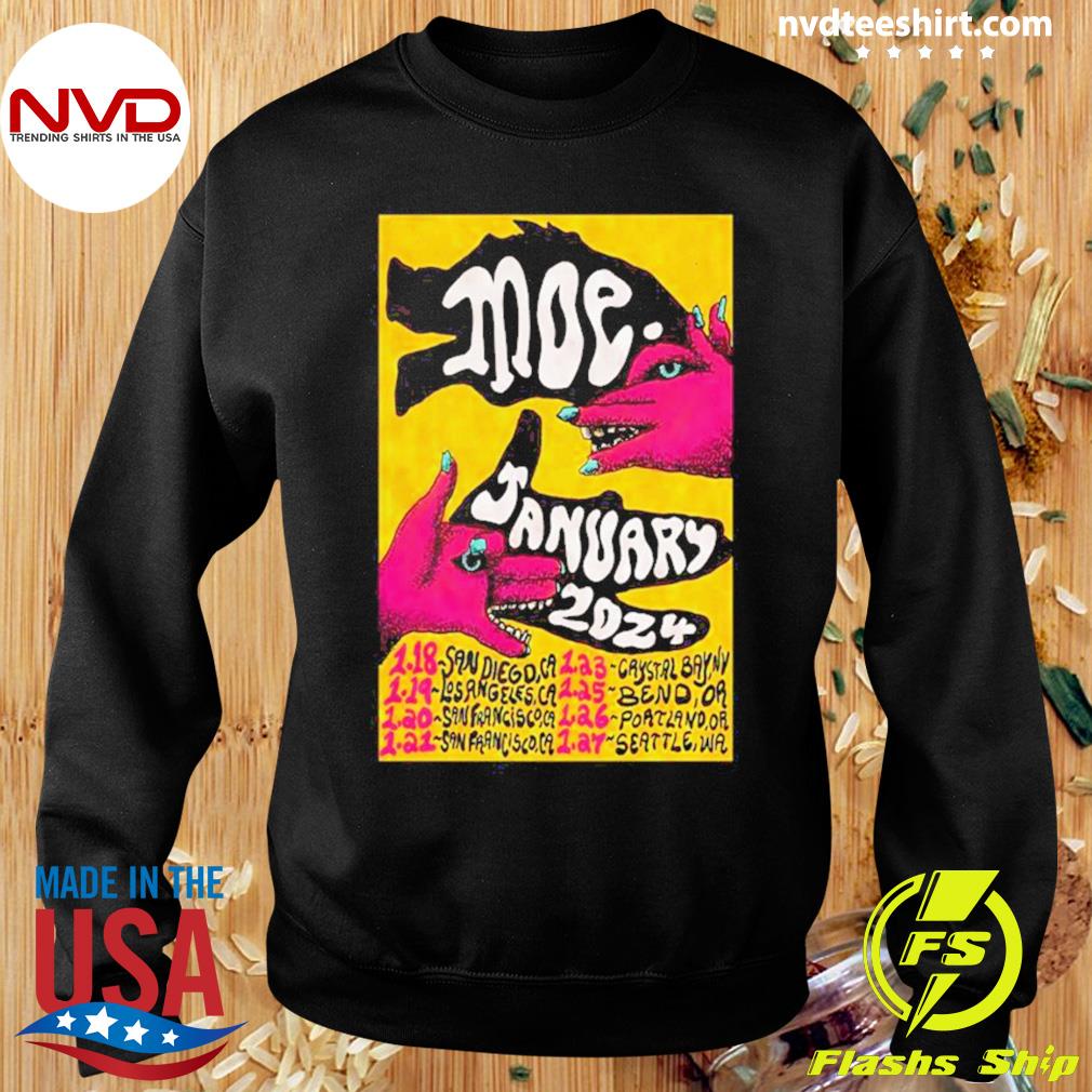 Moe. Tour January 2024 Shirt NVDTeeshirt