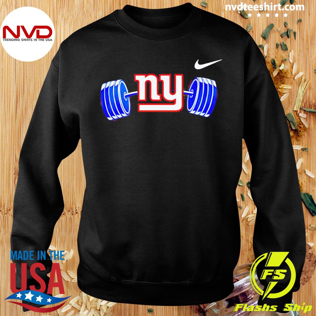 New york giants ny barbell T-shirt, hoodie, sweater, long sleeve