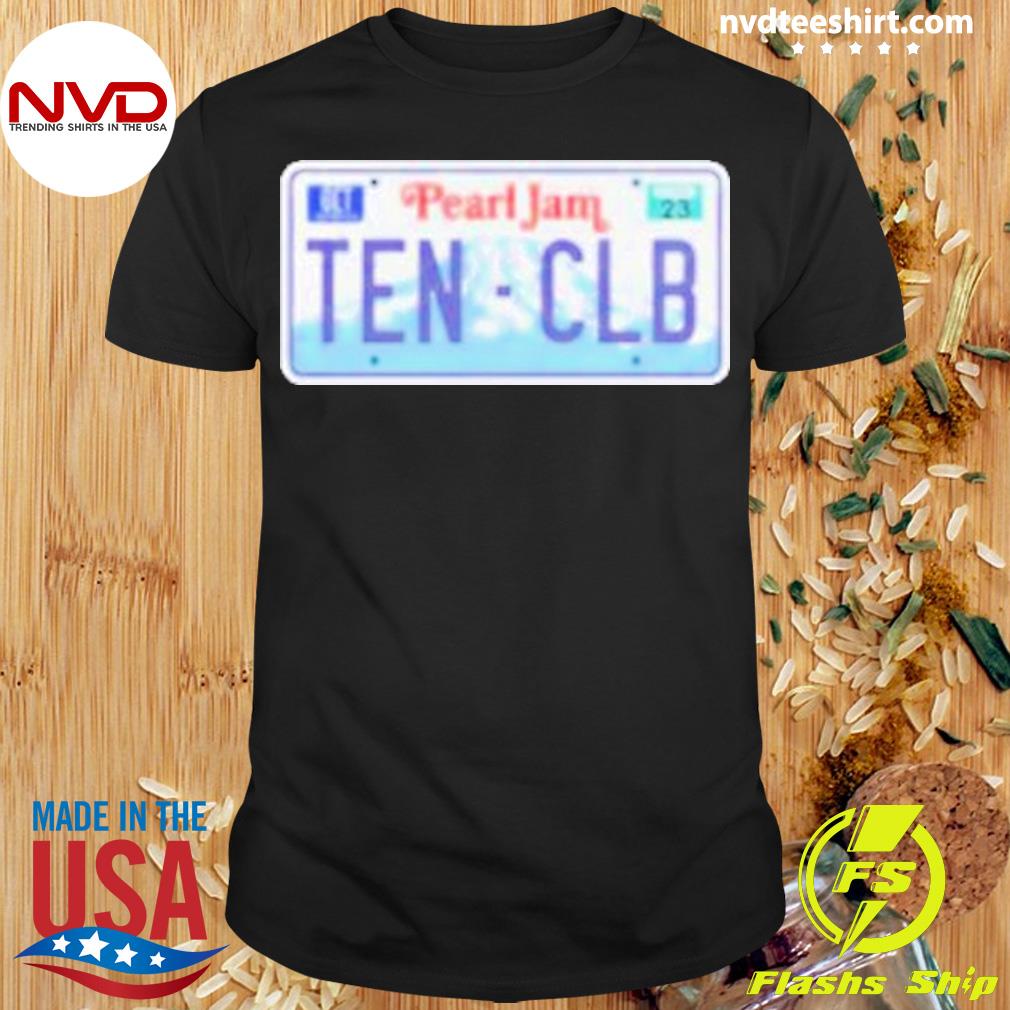 Pearl Jam 2023 Ten Club Member Fan Gifts Shirt