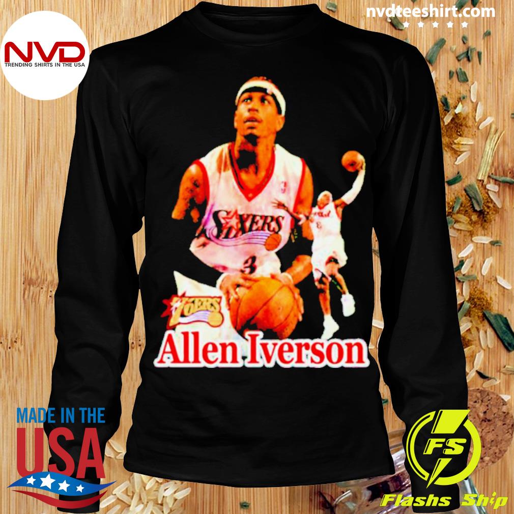 Funny allen Iverson Philadelphia 76ers Sixers vintage shirt, hoodie,  sweater, long sleeve and tank top