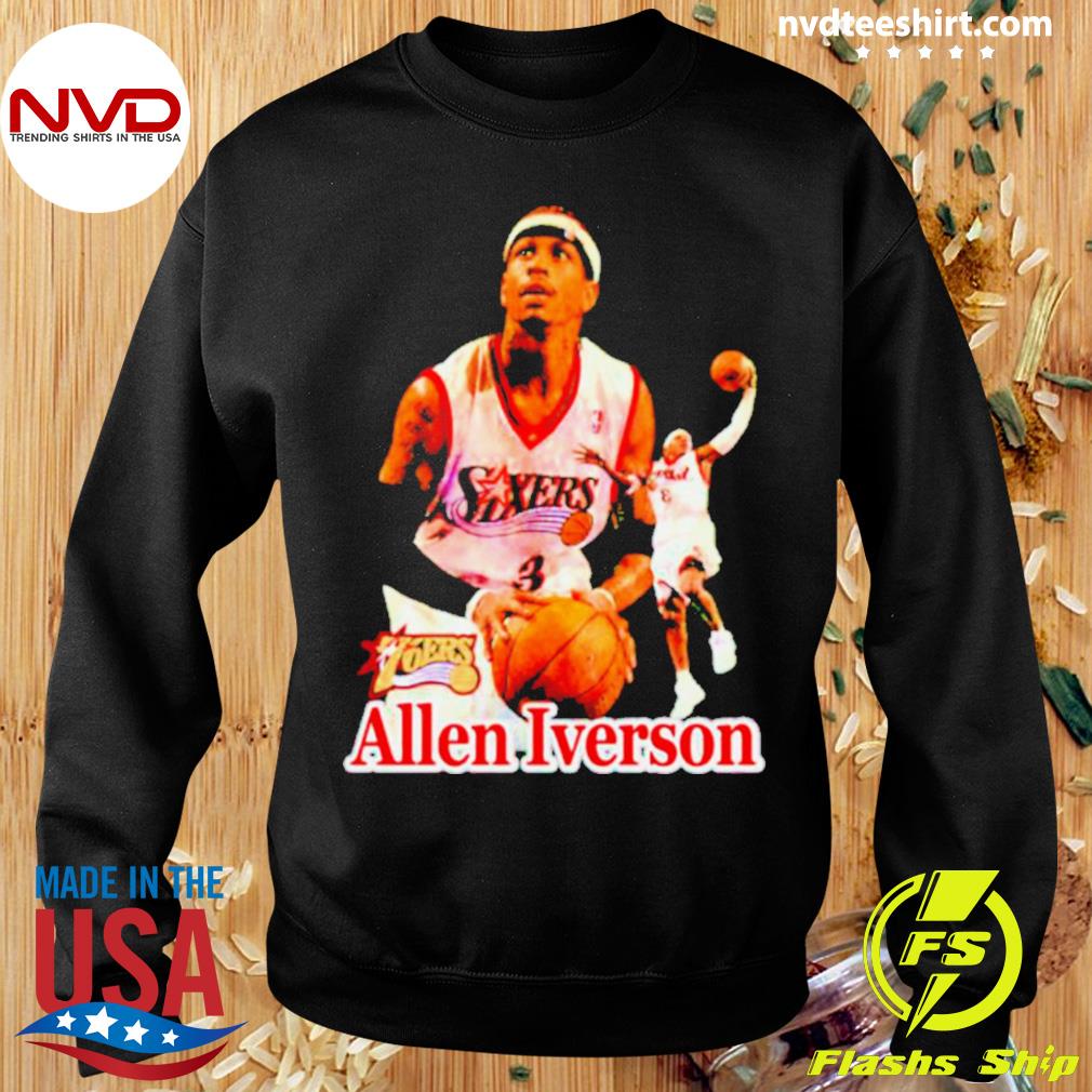 Funny allen Iverson Philadelphia 76ers Sixers vintage shirt, hoodie,  sweater, long sleeve and tank top