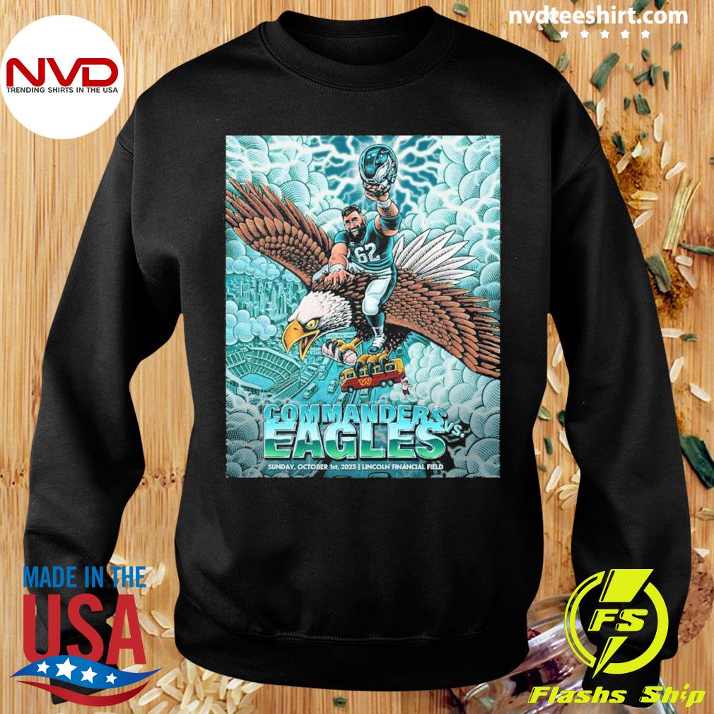 Official washington Commanders vs Philadelphia Eagles October 1, 2023  shirt,Sweater, Hoodie, And Long Sleeved, Ladies, Tank Top