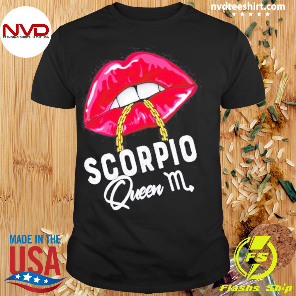 Pink Lips Scorpio Queen Shirt