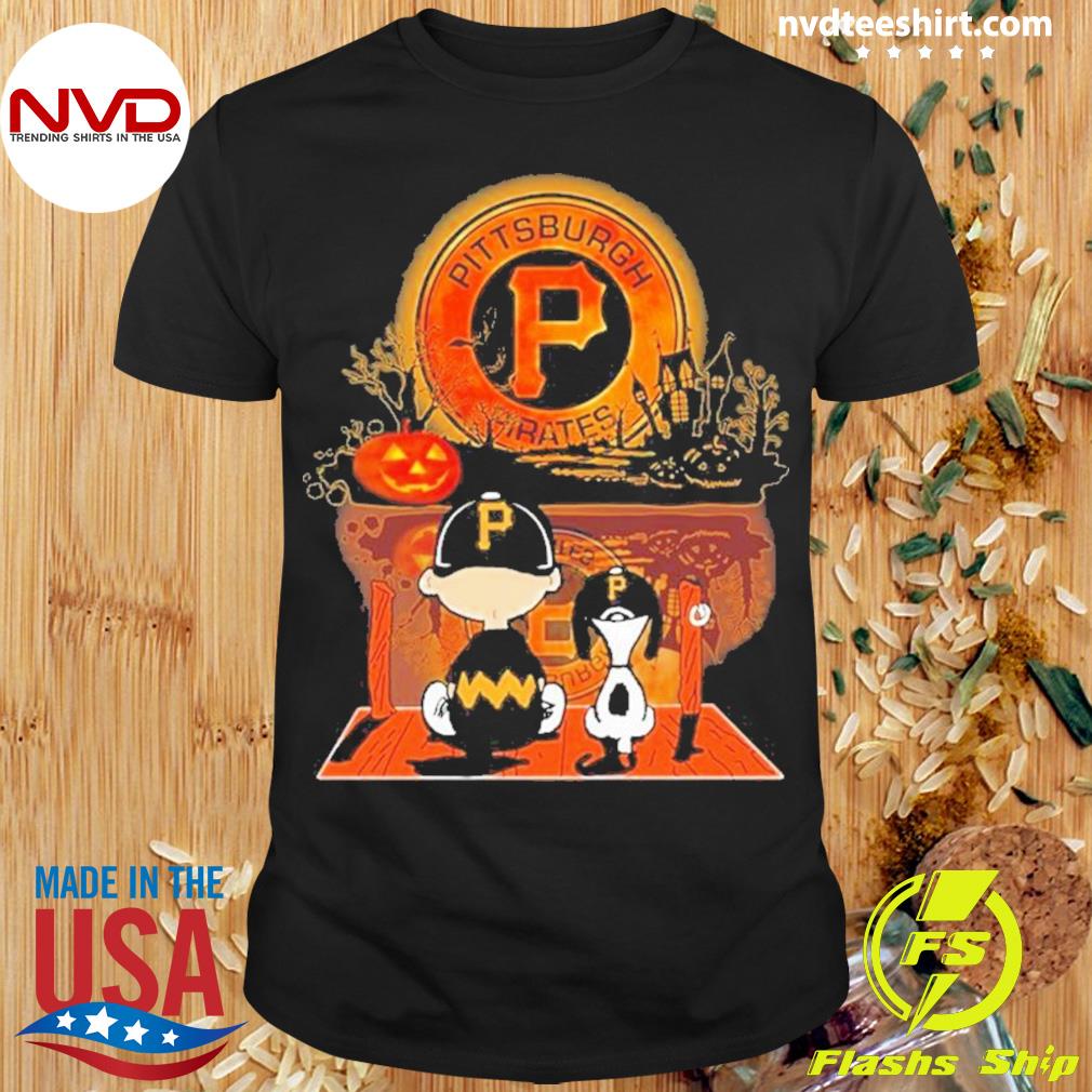 Charlie Brown & Snoopy: Pittsburgh Pirates T-Shirt - TeeNaviSport