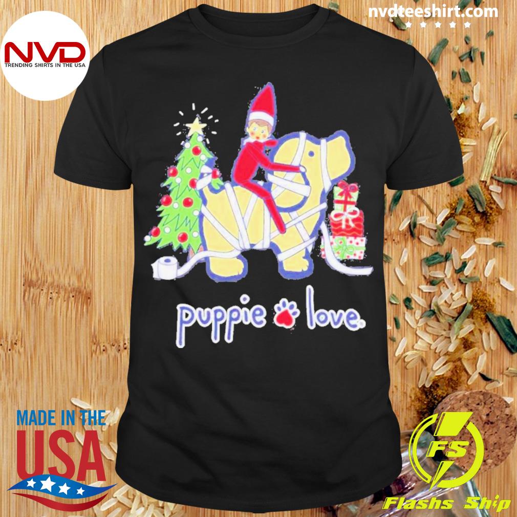 Puppie Love Elf Pup Youth Shirt