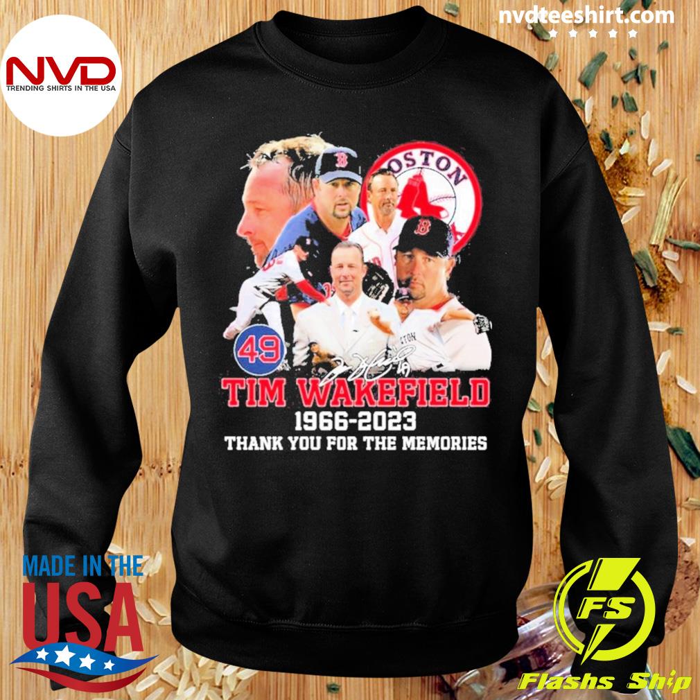 In Memory Of 1966-2023 Tim Wakefield Thank You For The Memories T-shirt -  Shibtee Clothing