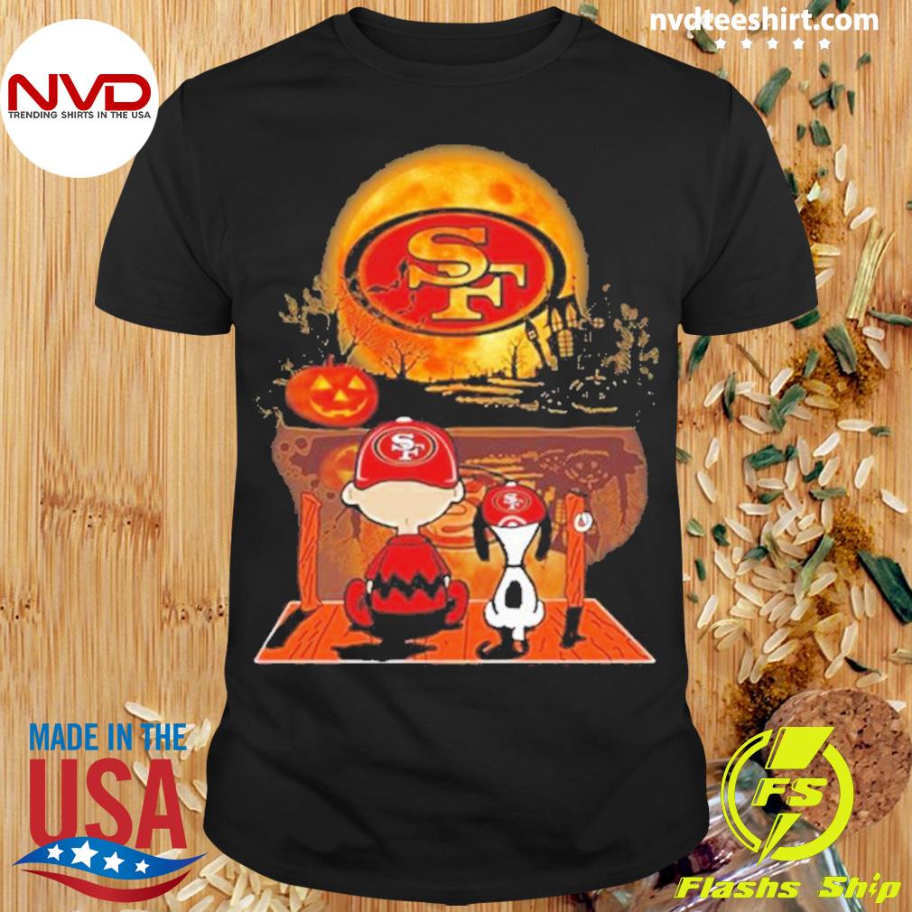 San Francisco 49ers Snoopy Dog And Charlie Brown shirt