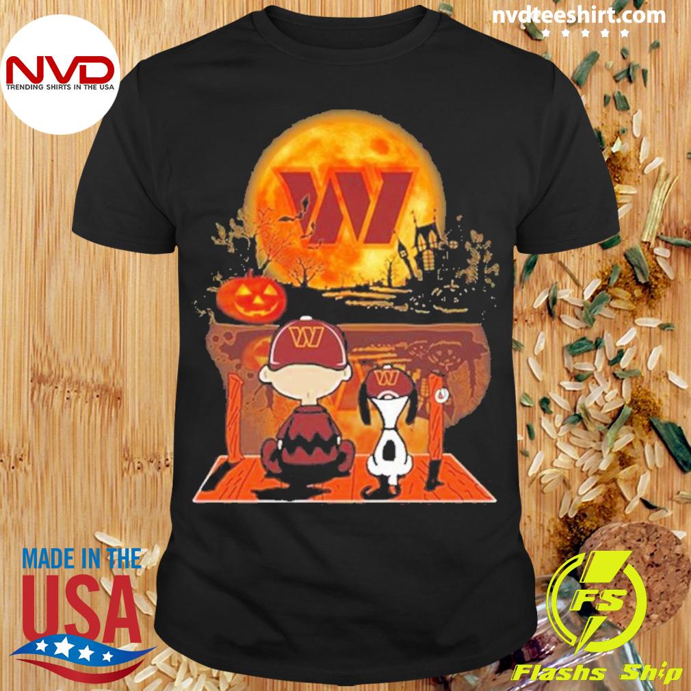 Washington Commanders Snoopy Charlie Brown Shirt - Shibtee Clothing