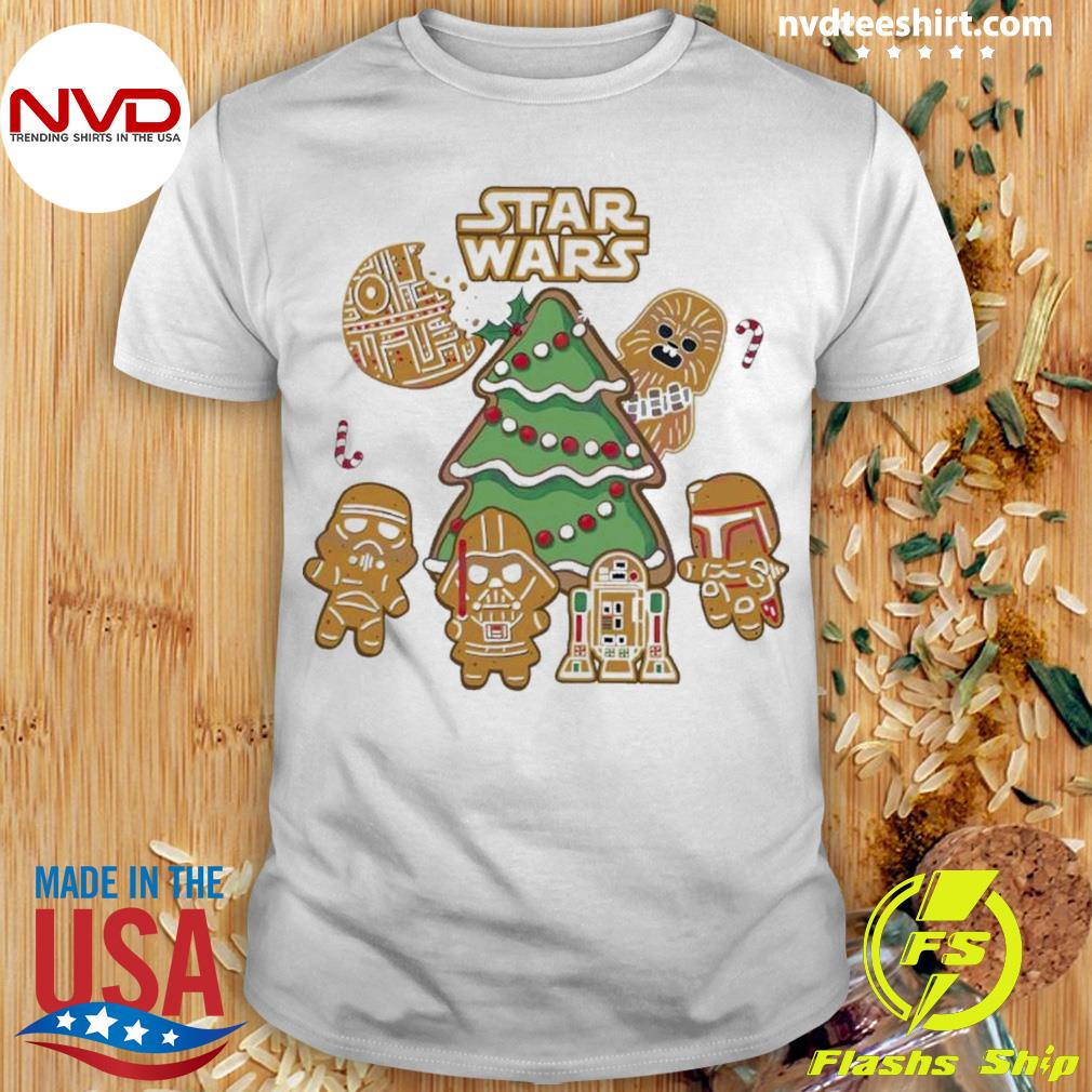 Star Wars Characters Christmas Cookies Shirt