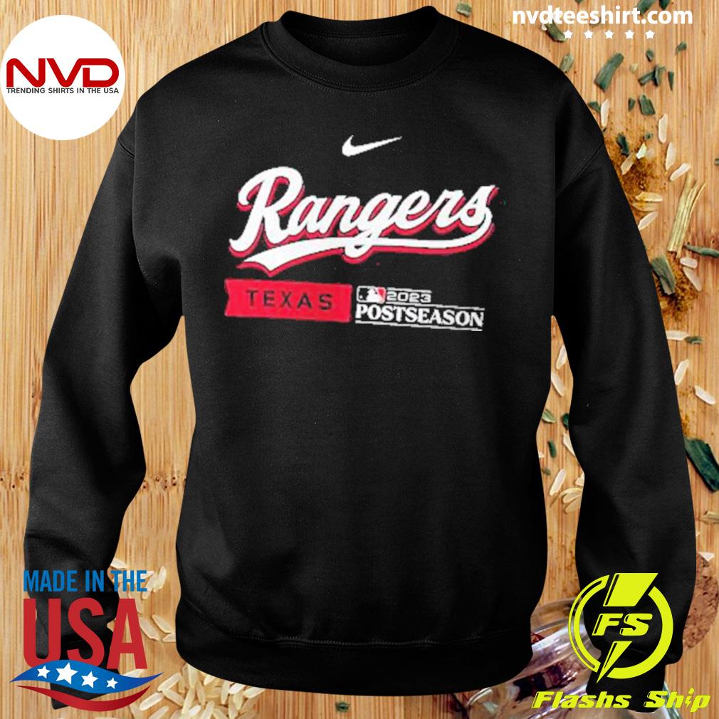 Official texas Rangers 2023 Postseason Authentic Collection Dugout Retro  Shirt, hoodie, sweater, long sleeve and tank top