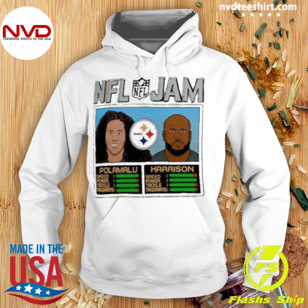 Troy Polamalu and James Harrison Pittsburgh Steelers Homage