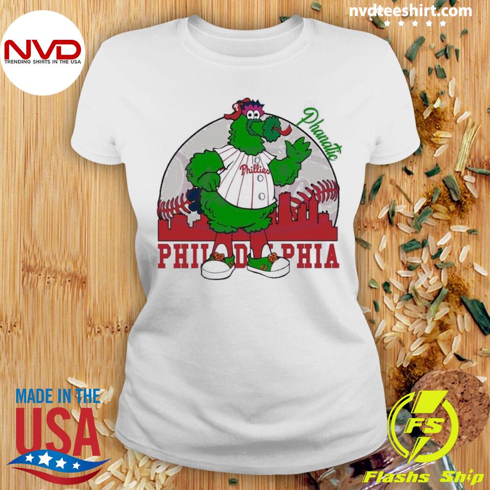 Phillies Phanatic Cartoon Baseball Shirt