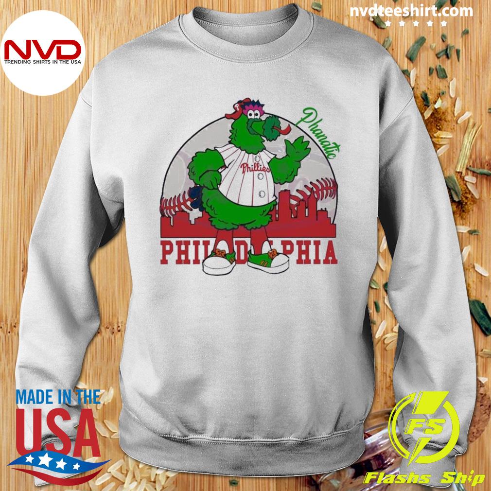 Official Phillies phanatic cartoon baseball T-shirt, hoodie, tank top,  sweater and long sleeve t-shirt