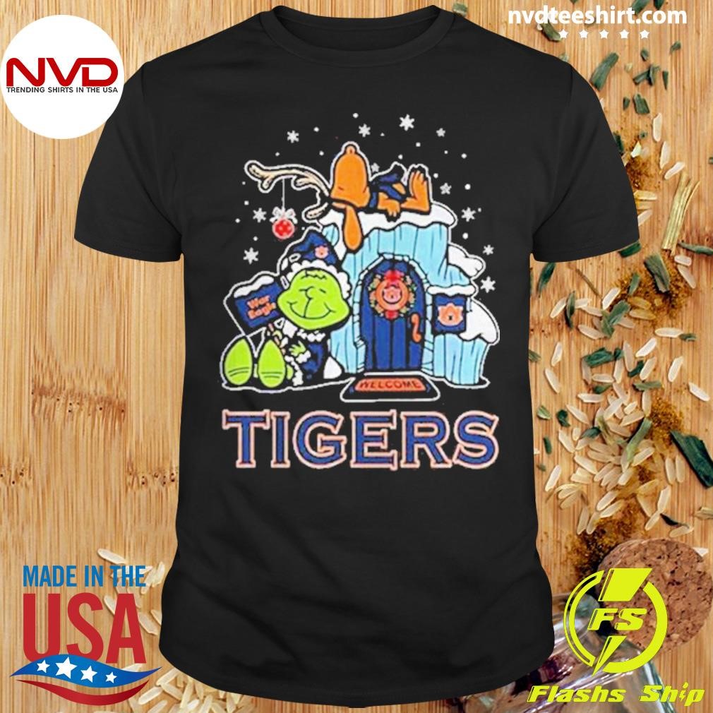 Auburn Tigers Grinch Nuts Welcome Christmas Shirt