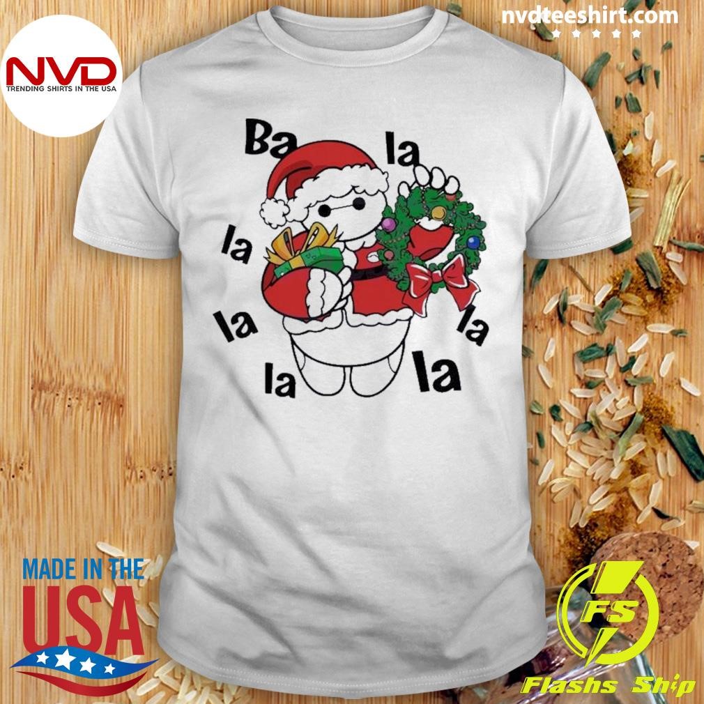 Baymax La La La Christmas Wreath Shirt