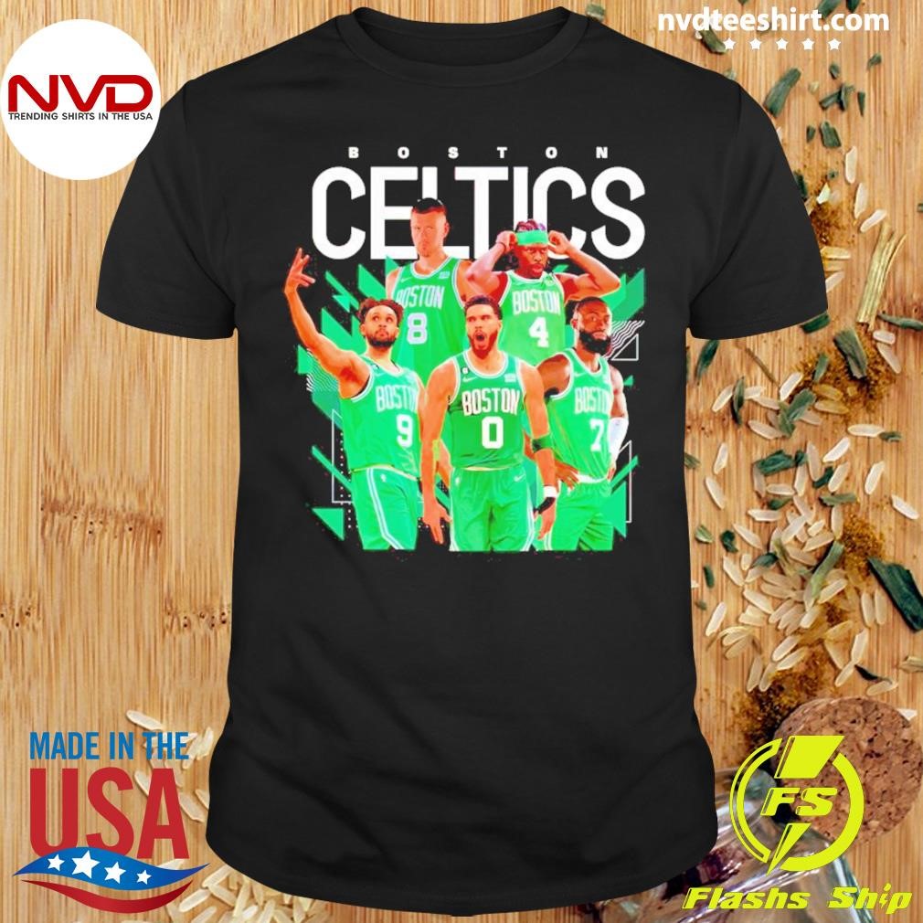 Boston Celtics Starting Five Shirt