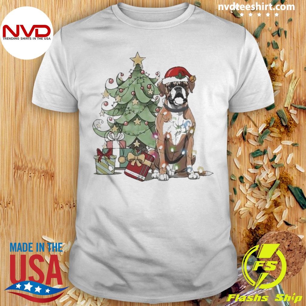 Boxer Christmas Shirt