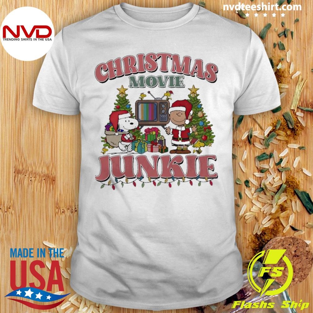 Charlie Brown And Snoppy Christmas Movie Jungkle Shirt