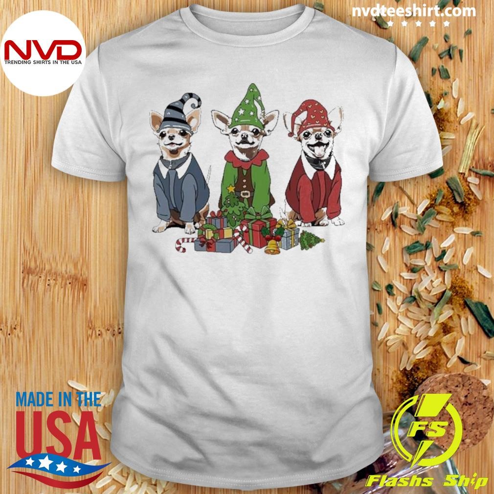 Chihuahua Dwarfs Merry Christmas Shirt