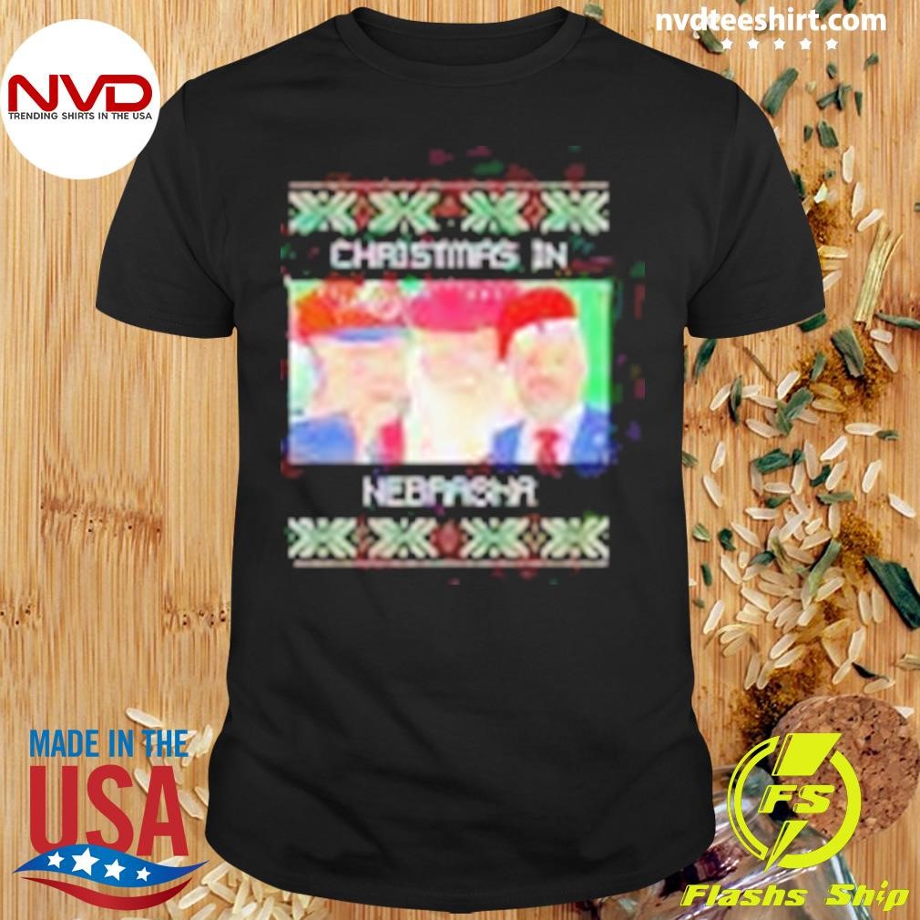 Christmas In Nebraska Ugly Shirt