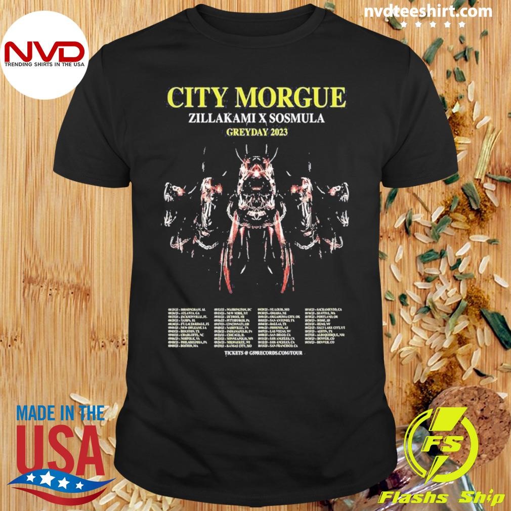 City Morgue 2023 Concert Tour Poster Shirt