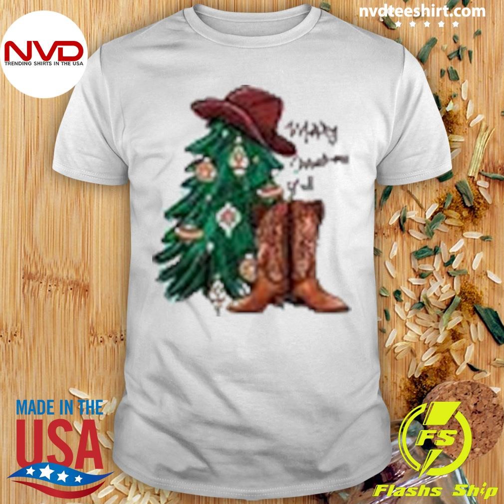Country Western Merry Country Christmas Y’all Shirt