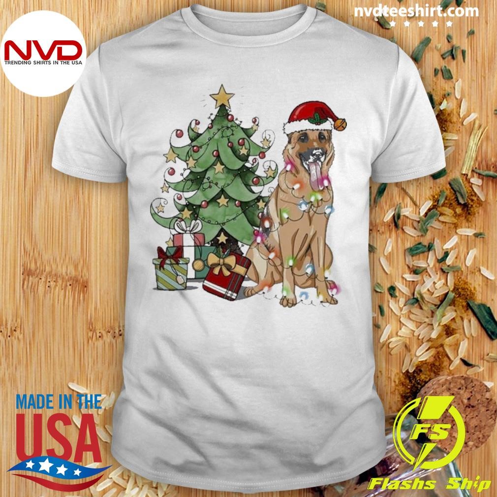 German Shepherd Christmas Tree Shirt