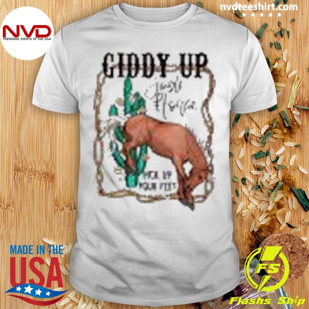 Giddy Up Jingle Horse Country Western Christmas Shirt