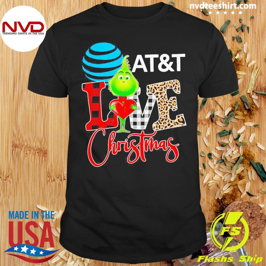 Grinch AT&T Mexico Logo Love Christmas Shirt
