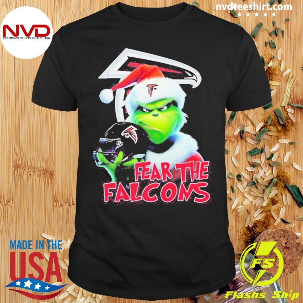 Grinch Fear The Atlanta Falcons Christmas Shirt