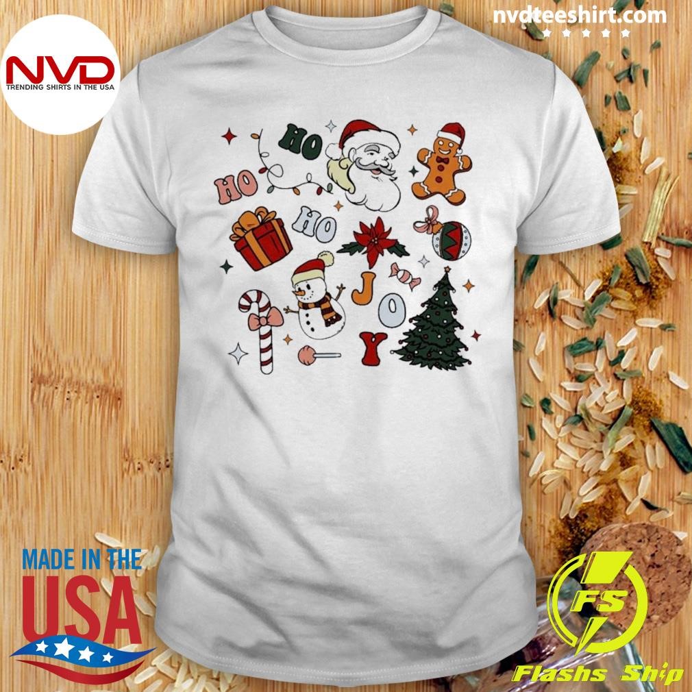 Hohoho Christmas Candy Gingerbread Shirt
