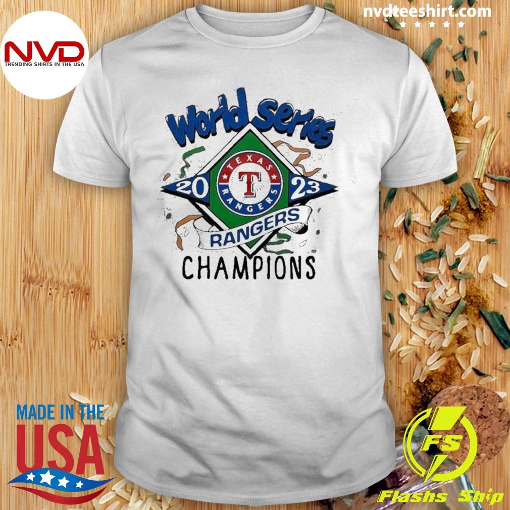 Homage 2023 World Series Champions Rangers Shirt