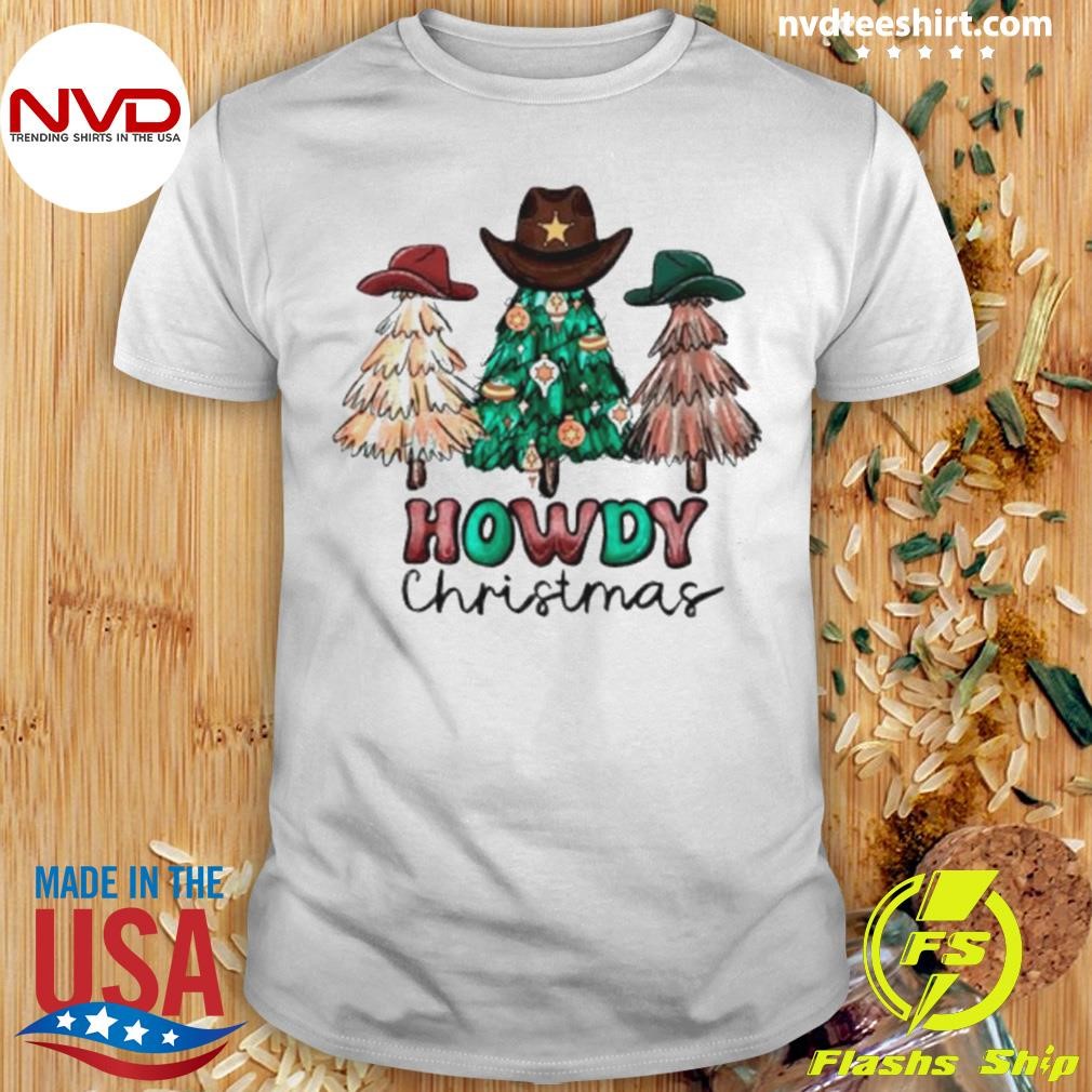 Howdy Christmas Country Western Christmas Shirt