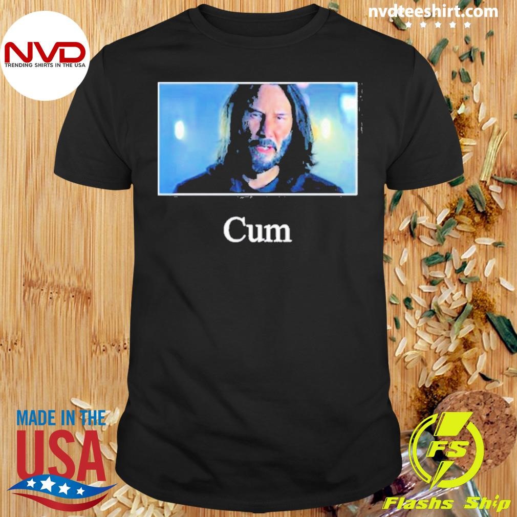 Keanu Reeves Cum Shirt