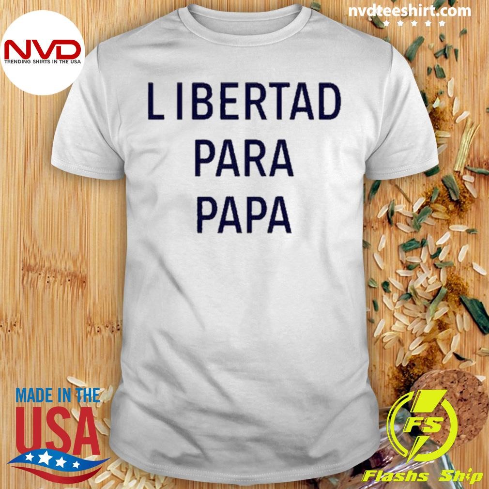 Luis Diaz Wearing Libertad Para Papa Shirt
