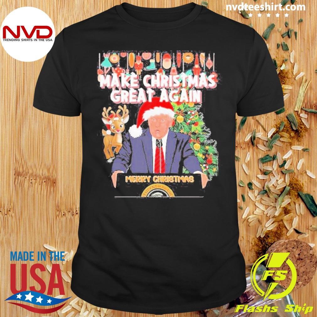 Make Great Again Trump Ugly Christmas Shirt