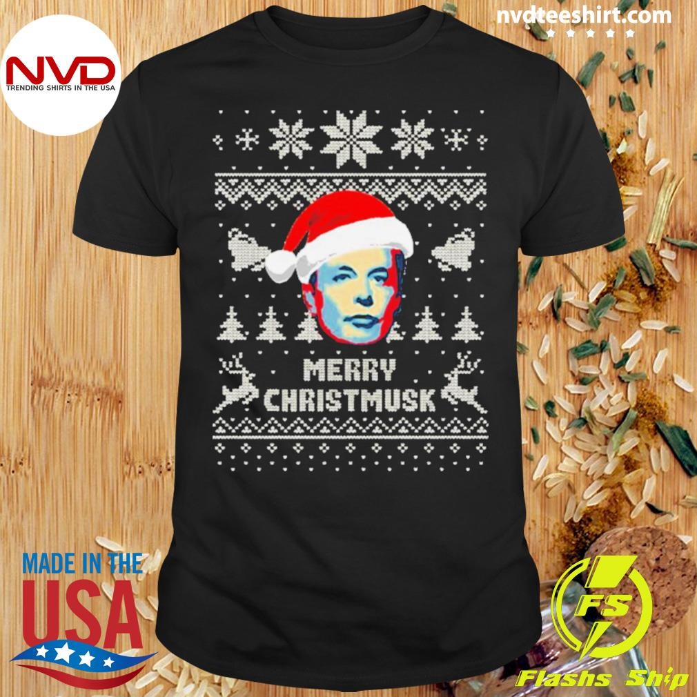 Merry Christmusk Christmas Parody Shirt