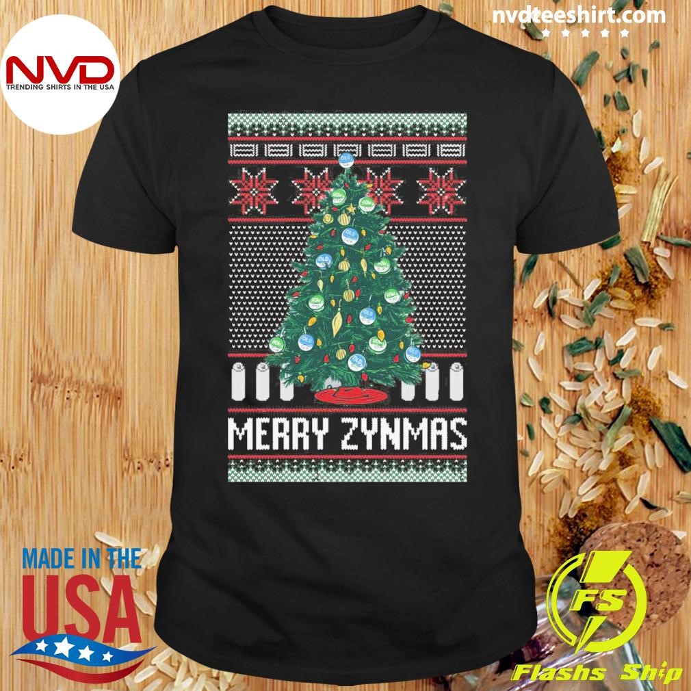 Merry Zynmas Tacky Ugly Merry Christmas Shirt