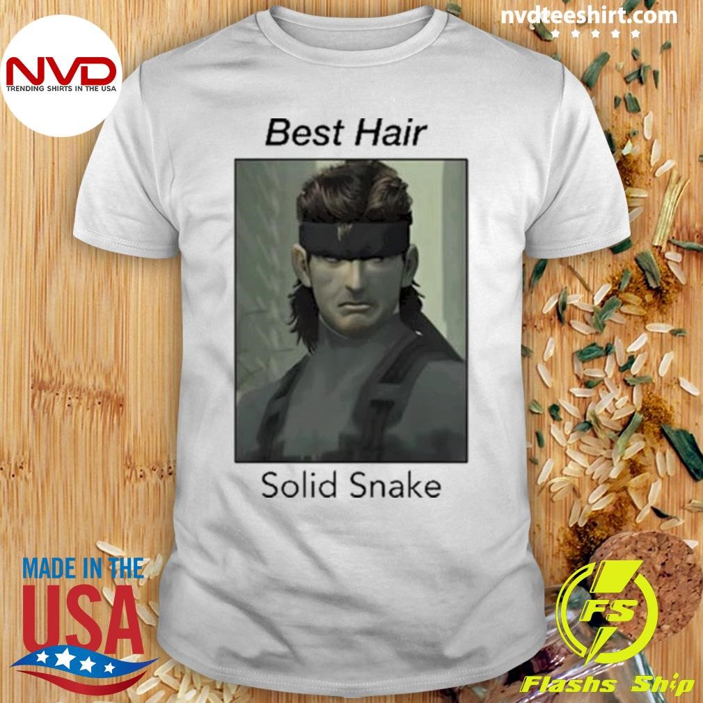 Metal Gear Wiki Best Hair Solid Snake Shirt
