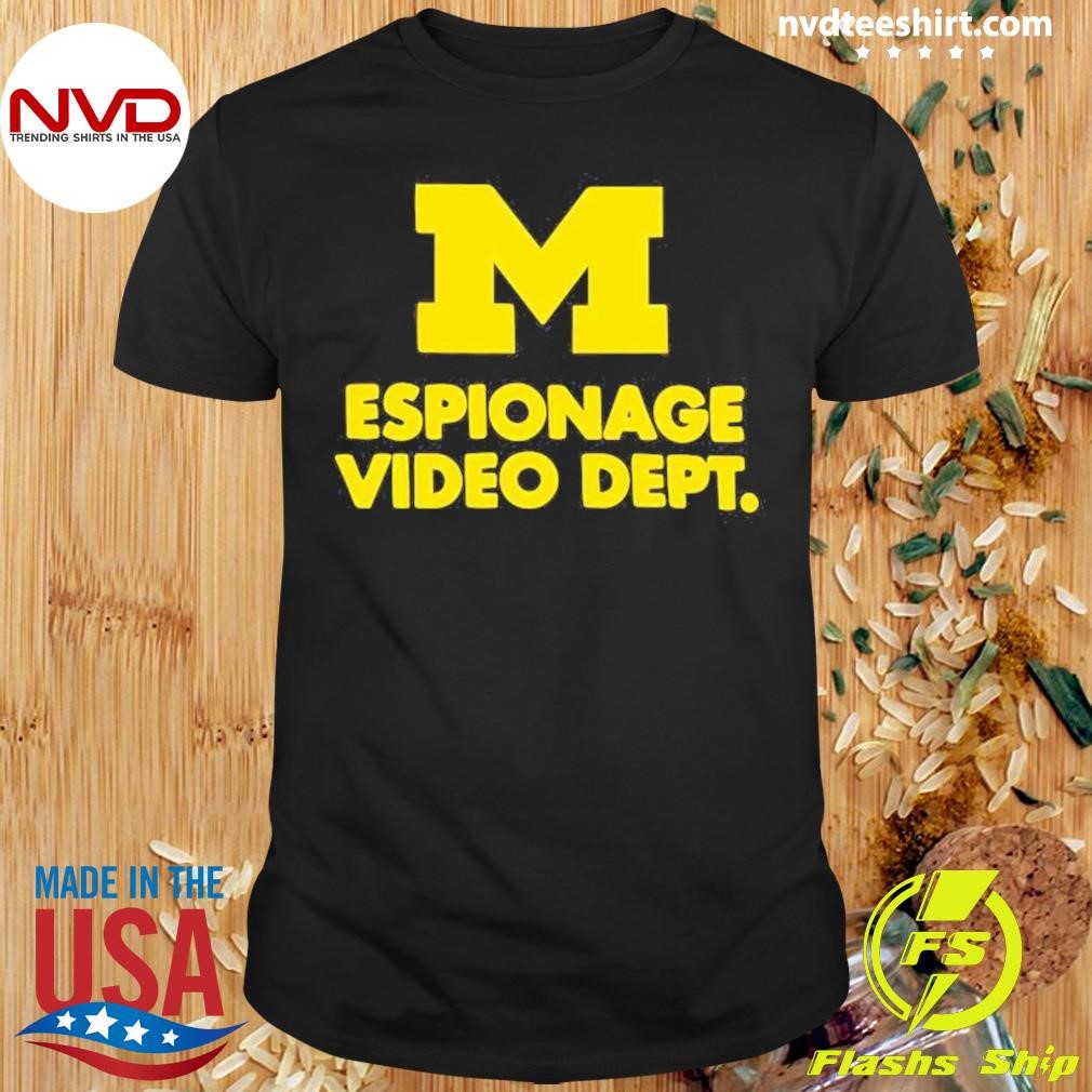 Michigan Espionage Video Department Shirt