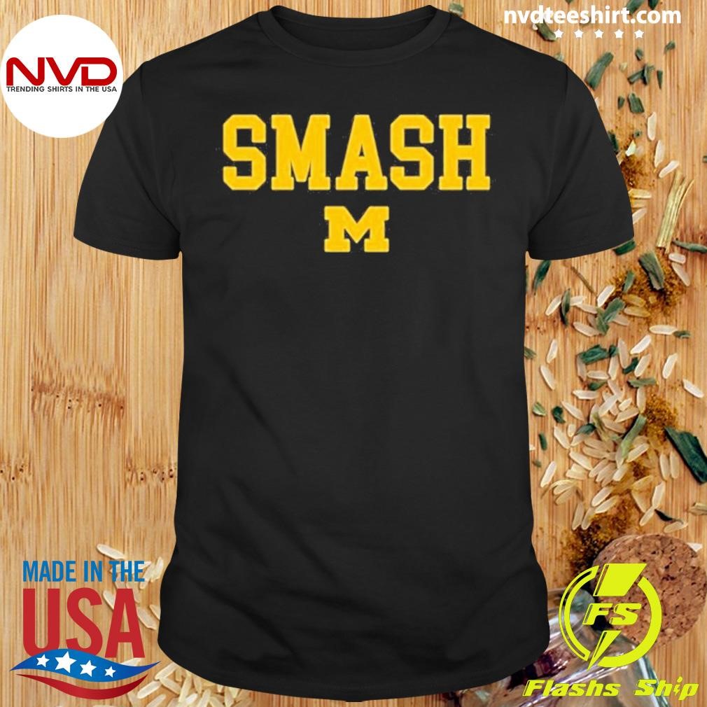 Michigan Football Smash Shirt