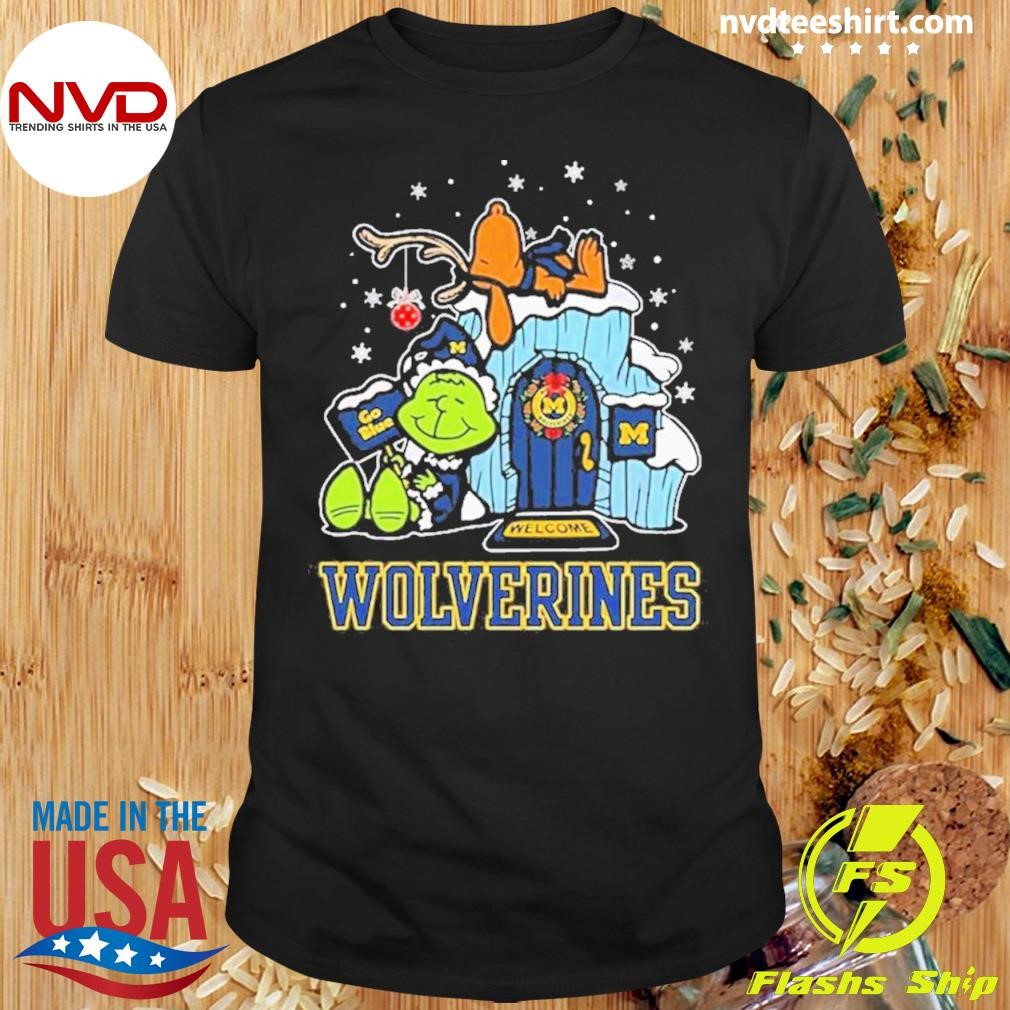 Michigan Wolverines Grinch Nuts Welcome Christmas Shirt