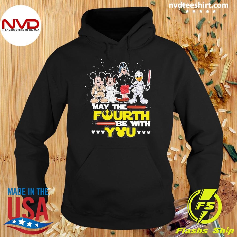 Mickey Mouse And Friends May The Fourth Be With You Star Wars 2024   Mickey Mouse And Friends May The Fourth Be With You Star Wars 2024 Shirt Hoodie 