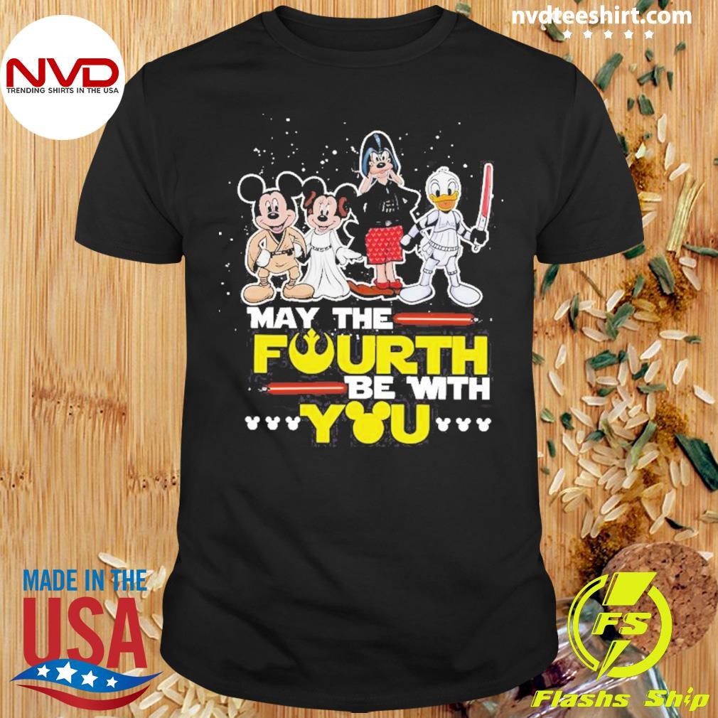 Mickey Mouse And Friends May The Fourth Be With You Star Wars 2024   Mickey Mouse And Friends May The Fourth Be With You Star Wars 2024 Shirt Shirt 