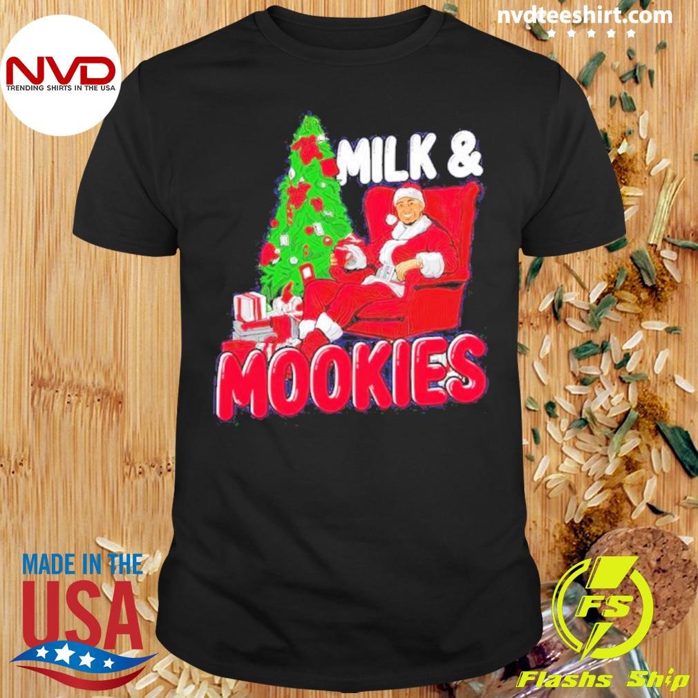 Milk & Mookies Santa Christmas Shirt