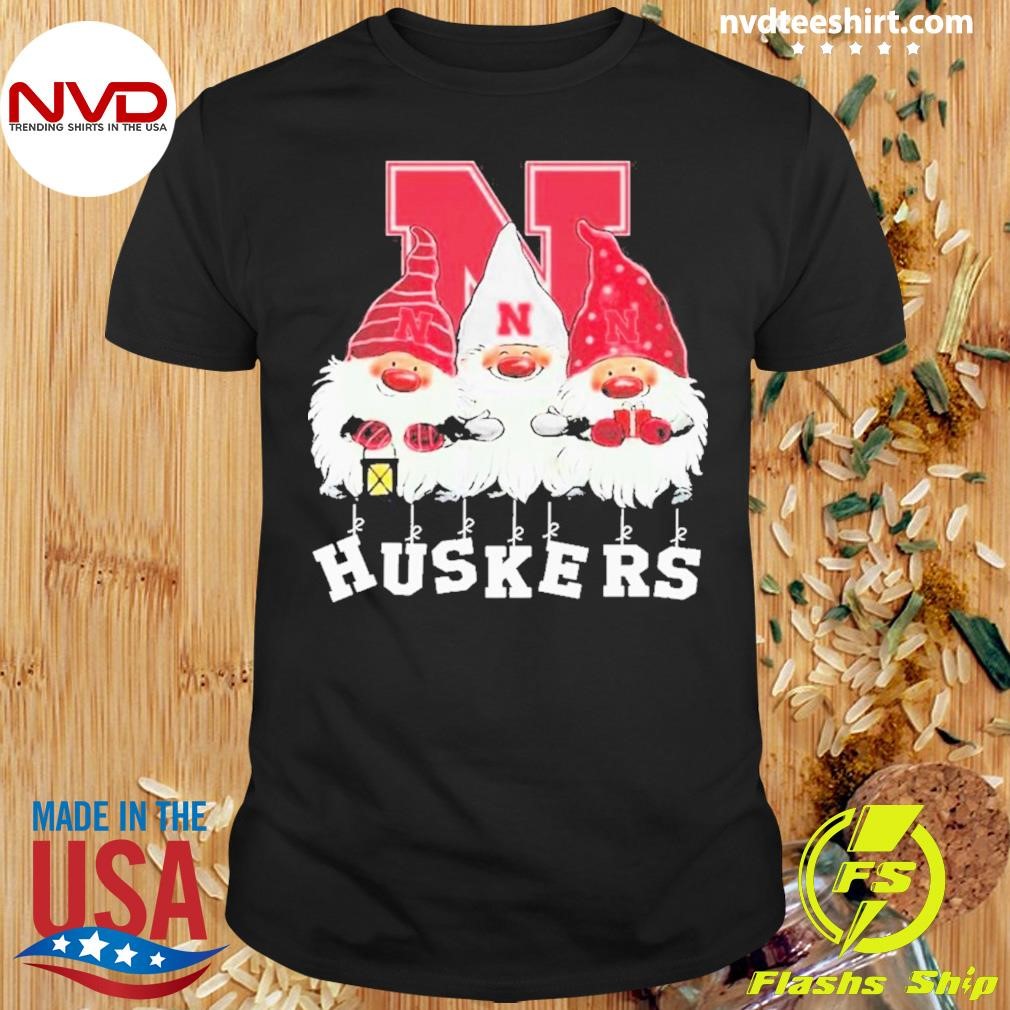 Nebraska Huskers X Gnome Christmas Shirt