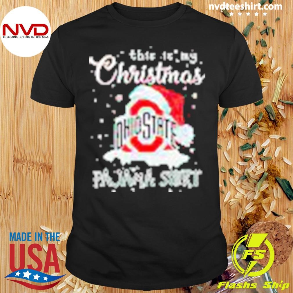 Ohio State Buckeyes This Is My Christmas Pajama Shirt