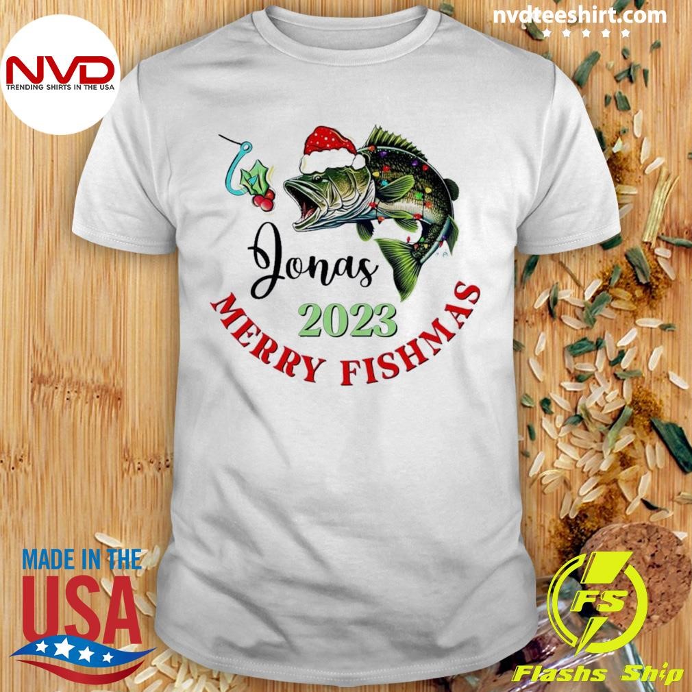 Personalized Name Merry Fishmas Shirt
