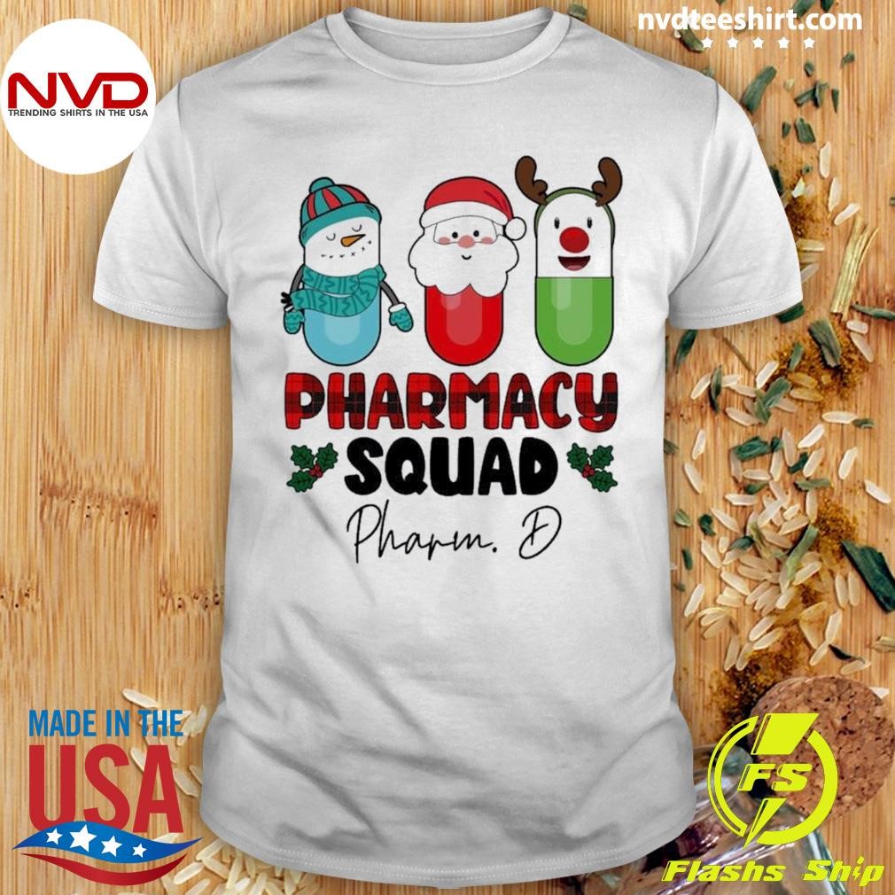 Personalized Pharmacy Squad Xmas Shirt